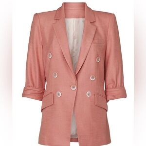 Veronica Beard Pink Rosewood Oriole Dickey Blazer Sz 12